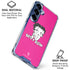 Betty Boop Pink Background Galaxy S25 Clear Case