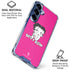 Betty Boop Pink Background Galaxy S25 Plus Clear Case