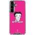 Betty Boop Pink Background Galaxy S26 Clear Case