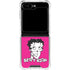 Betty Boop Pink Background Galaxy Z Flip6 Clear Case