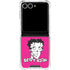 Betty Boop Pink Background Galaxy Z Flip7 Clear Case