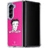 Betty Boop Pink Background Galaxy Z Fold5 5G Clear Case
