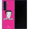Betty Boop Pink Background Galaxy Z Fold6 Skin