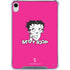 Betty Boop Pink Background iPad 11th Gen (2025) Clear Case