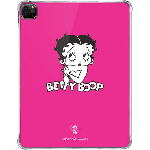 Betty Boop Pink Background iPad Pro 11in (2024) Clear Case
