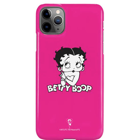 Betty Boop Pink Background iPhone Cases