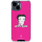 Betty Boop Pink Background iPhone 15 Clear Case