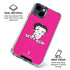 Betty Boop Pink Background iPhone 15 Clear Case