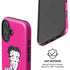 Betty Boop Pink Background iPhone 16 Magsafe Impact Case