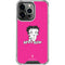 Betty Boop Pink Background iPhone 16 Pro Clear Case