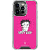 Betty Boop Pink Background iPhone 16 Pro Clear Case