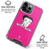Betty Boop Pink Background iPhone 16 Pro Clear Case