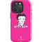 Betty Boop Pink Background iPhone 16 Pro Impact Case