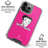 Betty Boop Pink Background iPhone 16 Pro Max Clear Case