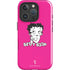 Betty Boop Pink Background iPhone 16 Pro Max Impact Case