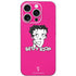 Betty Boop Pink Background iPhone 16 Pro Skin
