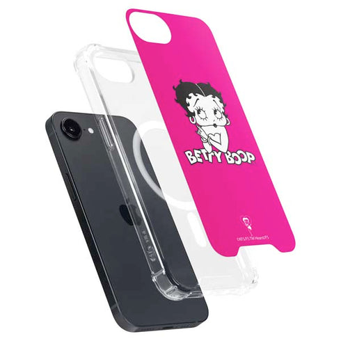 Betty Boop Pink Background iPhone 16e MagSafe Case