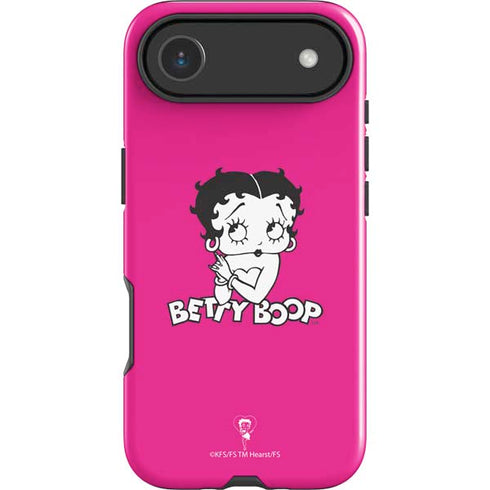 Betty Boop Pink Background iPhone 17 Air Impact Case