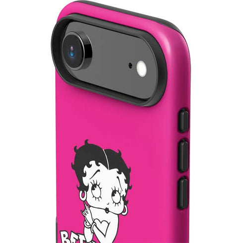 Betty Boop Pink Background iPhone 17 Air Impact Case