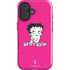Betty Boop Pink Background iPhone 17 Impact Case
