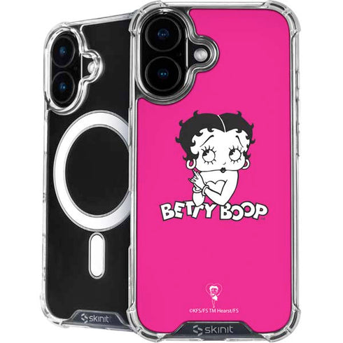 Betty Boop Pink Background iPhone 17 MagSafe Case