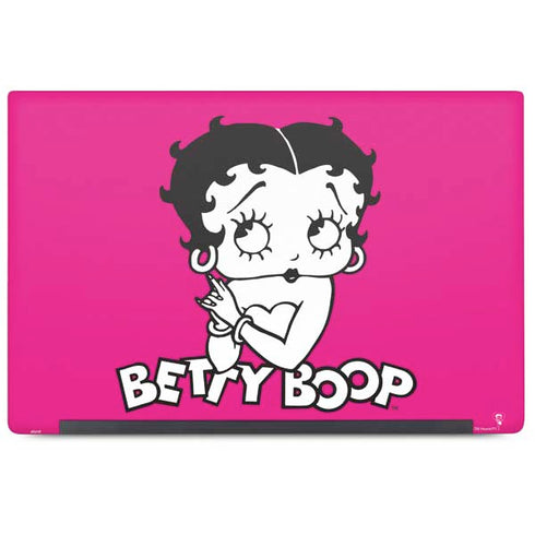 Betty Boop Pink Background Dell Latitude Skin