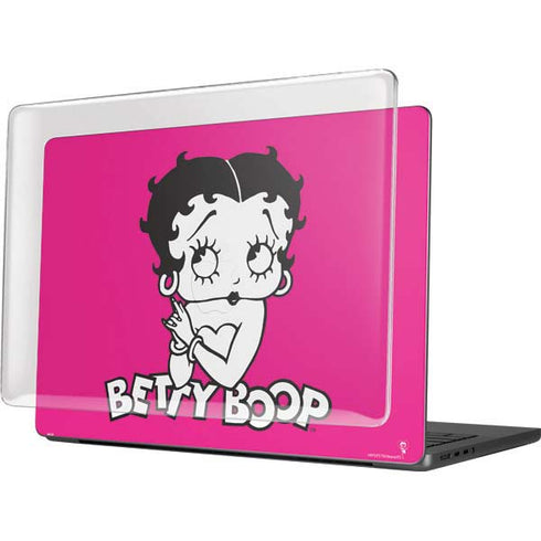 Betty Boop Pink Background MacBook Pro 14in (2021-24) Case plus Skin