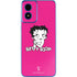 Betty Boop Pink Background Moto G Play 4G (2024) Skin