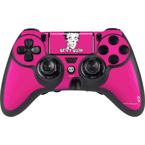 Betty Boop Pink Background PlayStation PS4 Skins