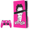 Betty Boop Pink Background PS5 Pro Disk Bundle Skin