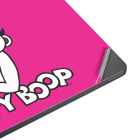 Betty Boop Pink Background Surface Laptop 7 15in Skin