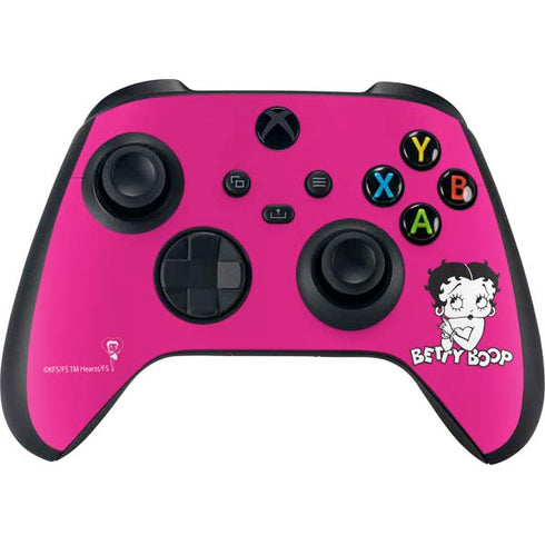 Betty Boop Pink Background Xbox Series X Skins