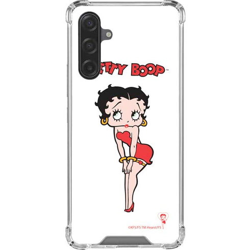 Betty Boop Pose Galaxy A17 Clear Case
