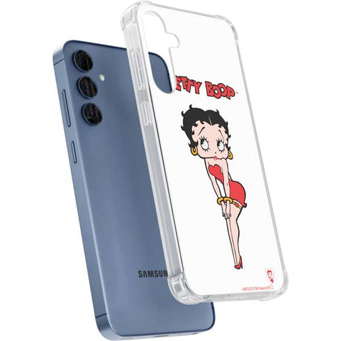 Betty Boop Pose Galaxy A55 5G Clear Case