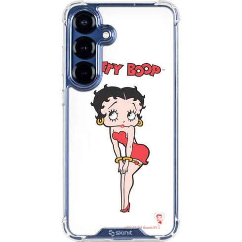 Betty Boop Pose Galaxy S25 Clear Case