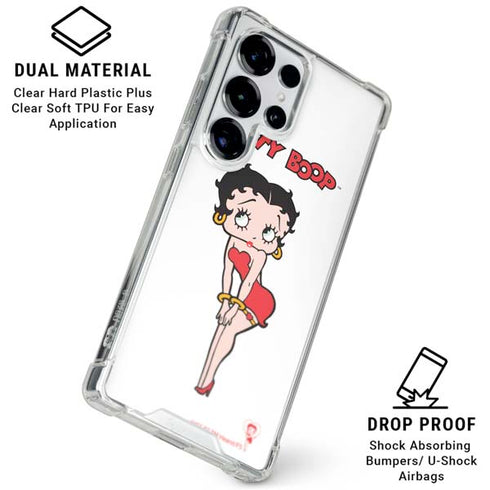 Betty Boop Pose Galaxy S26 Ultra Clear Case