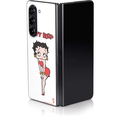 Betty Boop Pose Galaxy Z Fold5 5G Skin