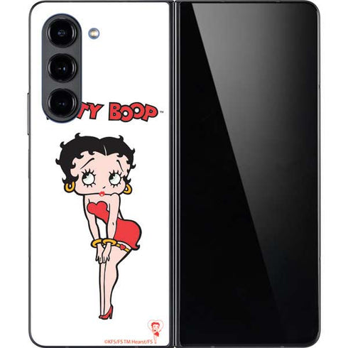 Betty Boop Pose Galaxy Z Fold5 5G Skin