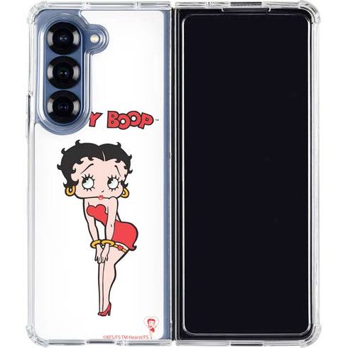 Betty Boop Pose Galaxy Z Fold6 Clear Case