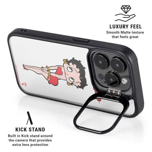 Betty Boop Pose iPhone 14 Pro Kickstand Case