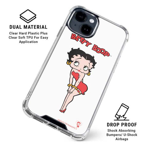 Betty Boop Pose iPhone 15 Clear Case