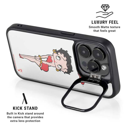 Betty Boop Pose iPhone 15 Pro Max Kickstand Case
