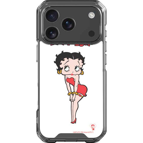 Betty Boop Pose iPhone 18 Pro Clear Case