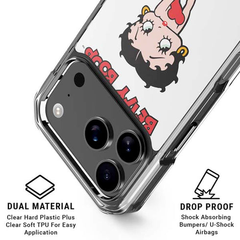 Betty Boop Pose iPhone 18 Pro Clear Case