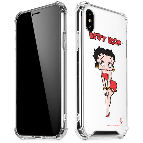 Betty Boop Pose iPhone X/XS Clear Case