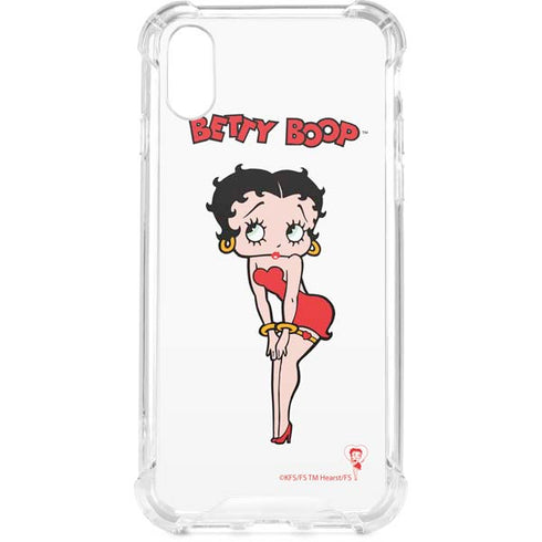 Betty Boop Pose iPhone XS Clear Case