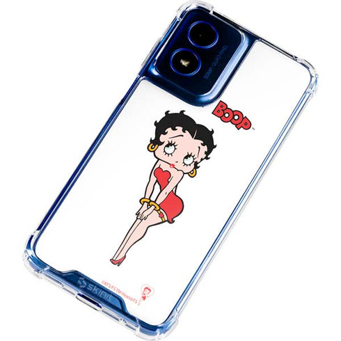 Betty Boop Pose Moto G 5G (2024) Clear Case