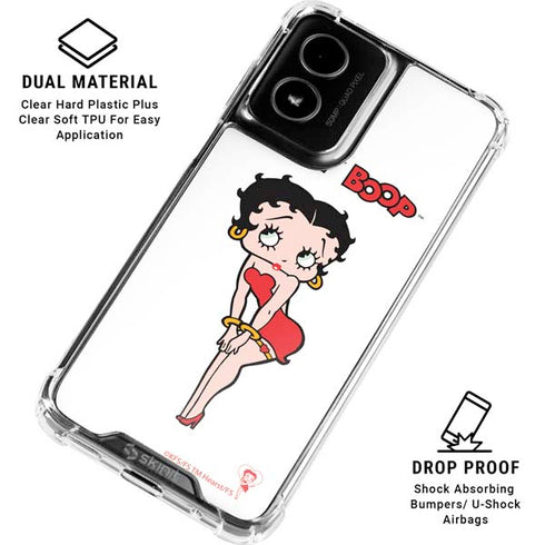 Betty Boop Pose Moto G Power 5G (2024) Clear Case
