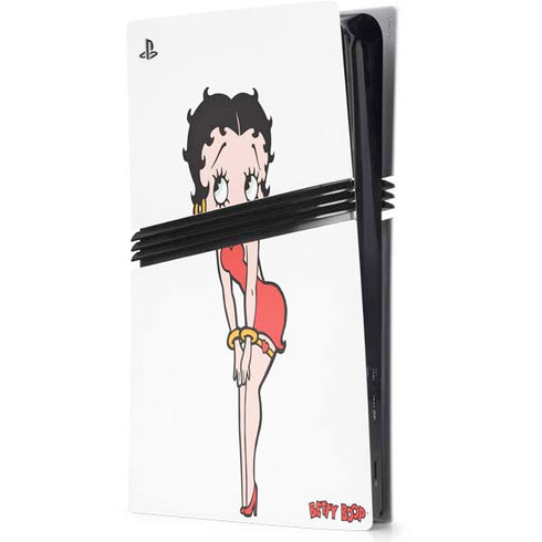 Betty Boop Pose PS5 Pro Console Skin