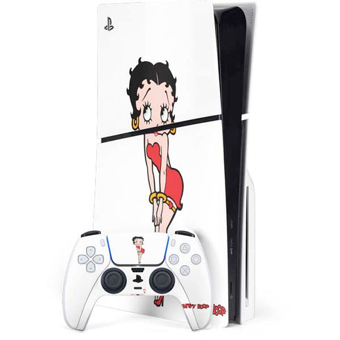 Betty Boop Pose PlayStation PS5 Skins